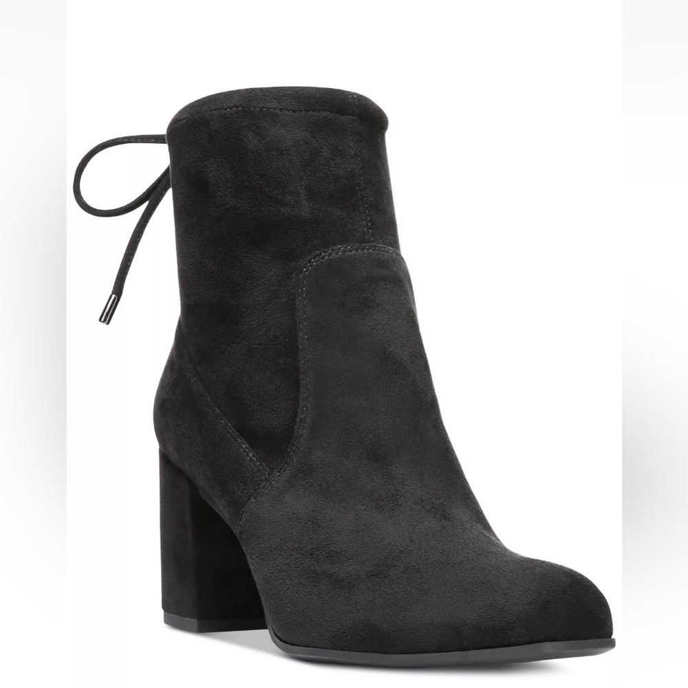 Franco Sarto suede black ankle boots 8.5 Pisces